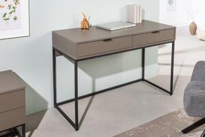 Invicta Interior - Moderný pracovný stôl X7 120 cm, šedá matná