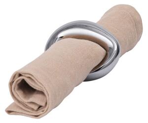 Ferm Living Krúžky na obrúsky Orrith Napkin Rings set 4ks, silver
