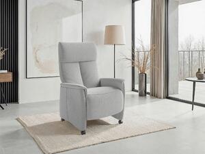RELAXAČNÉ KRESLO, textil, strieborná Sit & More - Online Only obývacie izby, Online Only