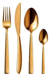 Jedálenské príbory Gold 24 dielov