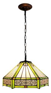 BRILAGI - Tiffany vitražový luster na reťazi EMERALD 1xE27/60W/230V pr. 40 cm