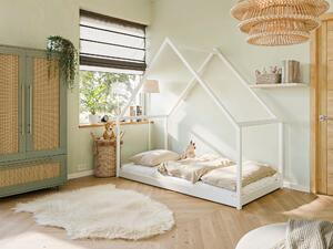 Detská posteľ 80x180 cm Mortisia (biela) (s roštom). Vlastná spoľahlivá doprava až k Vám domov. 1096194