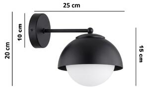 BRILAGI - Nástenné svietidlo COSMO 1xE27/60W/230V čierne
