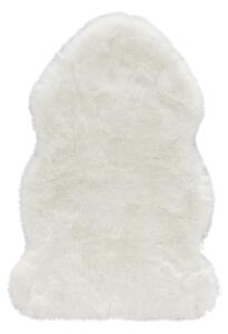 Mint Rugs - Hanse Home koberce Kusový koberec Superior 103347 Uni White (koža) - 90x140 tvar kožušiny cm