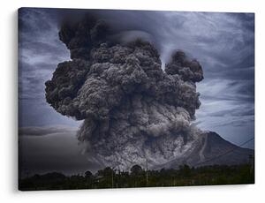 Obraz - Sopečná erupcia (70x50 cm)