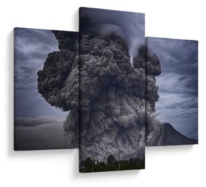 Obraz - Sopečná erupcia (90x60 cm)