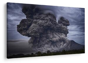 Obraz - Sopečná erupcia (90x60 cm)