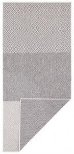 NORTHRUGS - Hanse Home koberce Kusový koberec Twin Supreme 103772 Grey / Cream Rozmery koberca: 80x150