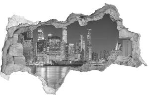 Diera 3D foto tapeta nálepka Manhattan v noci nd-b-94054059