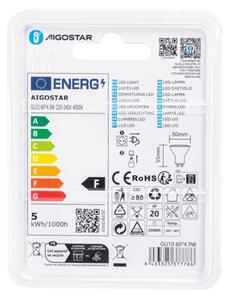 LED Žiarovka COB GU10/4,9W/230V 4000K - Aigostar