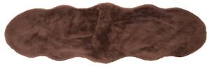 UMELÁ KOŽUŠINA, 55/160 cm, hnedá - Koberce