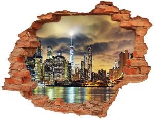Nálepka 3D diera Manhattan new york city nd-c-120089530