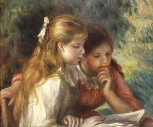 Pierre Auguste Renoir - Umelecká tlač The Reading, c.1890-95, (40 x 35 cm)