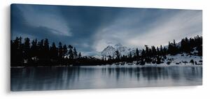 Obraz - Na zamrznutom jazere (120x50 cm)