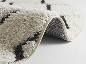 Mint Rugs - Hanse Home koberce Kusový koberec Handira 103916 Cream / Black - 160x160 (priemer) kruh cm
