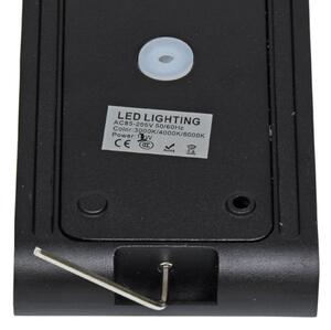 LED fasádne svietidlo s nastaviteľnou teplotou farby 2x6W čierne (ZFP12-CR)