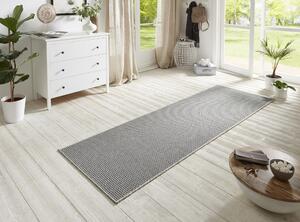 BT Carpet - Hanse Home koberce Behúň Nature 104275 Silver – na von aj na doma - 80x250 cm