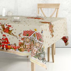 Obrus ​​PVC D-23A - vianočné - Rolka 140cm x 20m