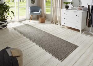 BT Carpet - Hanse Home koberce Behúň Nature 104262 Grey / Multicolor – na von aj na doma - 80x350 cm