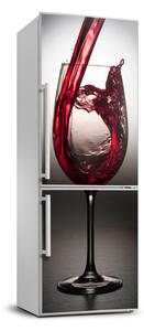 Nálepka na chladničku fototapety Červené víno