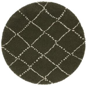 Mint Rugs - Hanse Home koberce Kusový koberec Allure 104404 Olive / Green - 120x120 (priemer) kruh cm