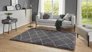 Mint Rugs - Hanse Home koberce Kusový koberec Allure 104403 Darkgrey / Cream - 80x150 cm