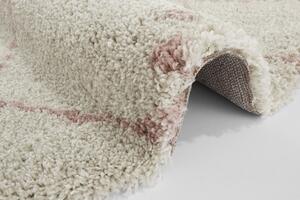 Mint Rugs - Hanse Home koberce Kusový koberec Allure 102749 Cream / Rose - 120x120 (priemer) kruh cm
