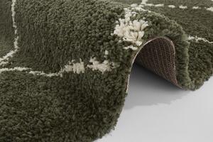 Mint Rugs - Hanse Home koberce Kusový koberec Allure 104404 Olive / Green - 160x160 (priemer) kruh cm