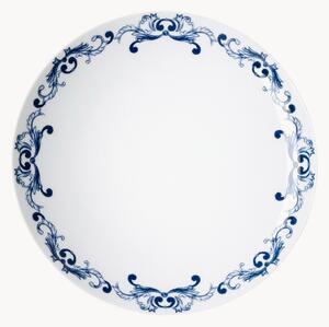 Porcelánové plytké taniere True Blue, 6 ks