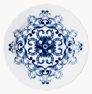 Porcelánové dezertné tanieriky True Blue, 6 ks