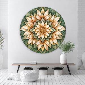 DUBLEZ | Kvetinová mandala - Srdce džungle | UV potlač, Premium