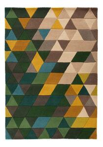 Ručně všívaný kusový koberec Illusion Prism Green/Multi-160x220