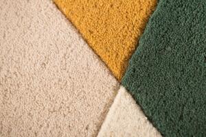 Flair Rugs koberce Ručne všívaný kusový koberec Illusion Prism Green / Multi - 120x170 cm