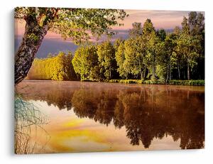 Obraz - Za riekou (70x50 cm)
