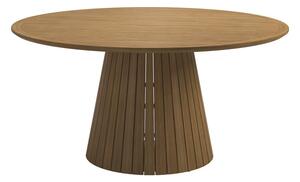Gloster Teakový jedálenský stôl Whirl so stredovou nohou, Gloster, okrúhly 150x73,5 cm, rám teak (teakové lamely), doska teak