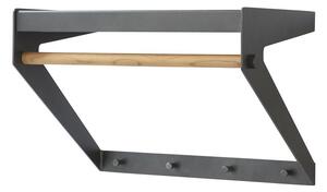 Cane-line Vešiak na kabáty Copenhagen, Cane-line, 32x52x34 cm, rám teak a hliník farba lava grey