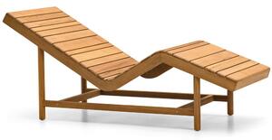 Varaschin Teakové ležadlo Barcode, Varaschin, 178x70x76 cm, teak, bez celopotahu