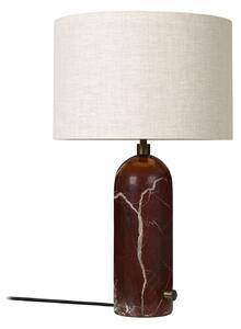 Stolové Lampa GUBI, Gravity Small, stmievateľné, Červená, Obývacia izba, Kameň, Dizajnový