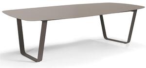 Manutti Jedálenský stôl Air, Manutti, obdĺžnikový 264x118x74 cm, kovový rám farba podľa vzorkovníka, keramická doska 6 mm dekor podľa vzorkovníka