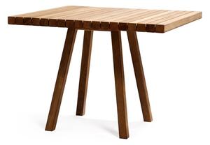 Tribu Teakový jedálenský stôl Vis a Vis, Tribu, štvorcový 99x99x75 cm, rám teak, doska teak