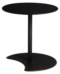 Tribu Hliníkový odkladací stolík Drops, Tribu, okrúhly 40 cm, výška nôh v balení 30/40/50 cm, rám a doska lakovaný hliník wenge