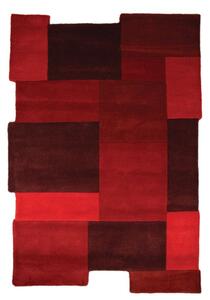 Flair Rugs koberce DOPREDAJ: 90x150 cm Kusový koberec Abstract Collage Red - 90x150 cm