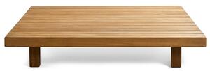 Tribu Teakový konferenčný stolík Vis a Vis sofa, Tribu, štvorcový 99x99x18 cm
