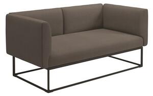 Gloster 2-miestna pohovka/sofa Maya, Gloster, 172x86x75 cm, rám hliník farba meteor, sedáky kat. B farba podľa vzorkovníka