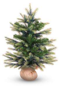 Adal Umelý vianočný stromček Penny, 60cm, 2D + 3D, jutový obal