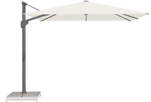 Glatz Bočný slnečník Fortano, Glatz, štvorcový 300x300 cm (3x3 m), rám eloxovaný hliník, poťah polyester 250 g/m2, farba natur - POSLEDNÝ 1 kus skladom