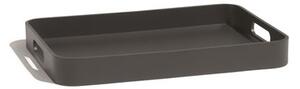 Diphano Hliníkový servírovací podnos stredný Easy-Fit, Diphano, obdĺžnikový 36x25x4 cm, hliník farba šedočierna (lava)