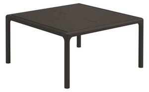 Gloster Hliníkový konferenčný stolík Curve, Gloster, štvorcový 80x80x42 cm, rám a doska hliník farba meteor
