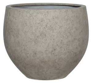 Pottery Pots Vonkajší kvetináč okrúhly Jumbo Orb XS, Beige Washed (farba svetlo béžová), kolekcia Urban, materiál Ficonstone, priemer 69 cm x v 57 cm, objem cca 173 l