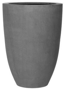 Pottery Pots Vonkajší kvetináč okrúhly Ben XL, Grey (farba sivá), kolekcia Natural, kompozit Fiberstone, priemer 52 cm x v 72 cm, objem cca 119 l